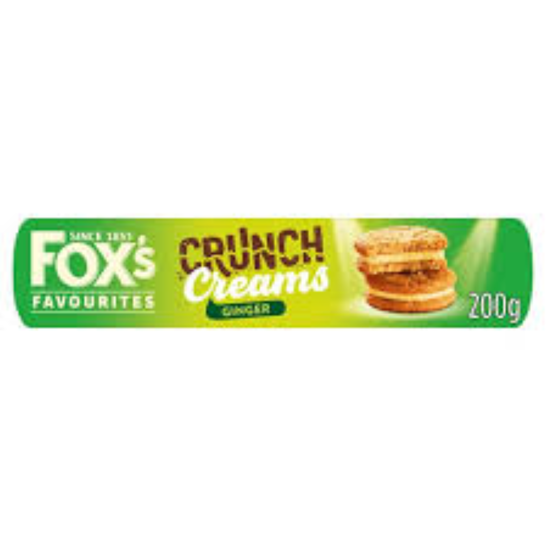 FOXZ GINGER CRUNCH CREAMS 200G